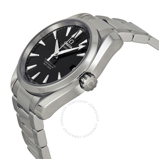 Omega Aqua Terra Black Dial Stainless Steel Men's Watch 23110392101002