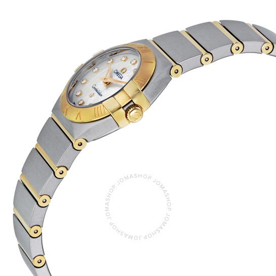 Omega  Constellation Mother of Pearl Dial Ladies Watch 123.20.24.60.55.002