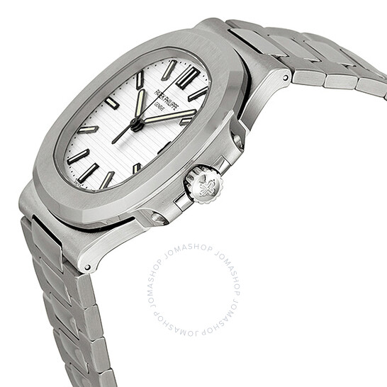 Patek Philippe Nautilus Silvery White Dial Stainless Steel Men’s Watch 5711-1A-011