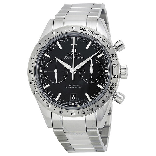 Pre-owned Omega Speedmaster Chronograph Tachymeter Black Dial Men's Watch 331.10.42.51.01.001