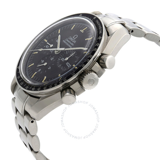 Pre-owned Omega Speedmaster Moonwatch Chronograph Hand Wind Black Dial Men's Watch 3590.50.00