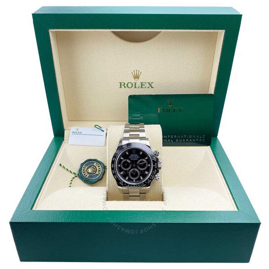 Pre-owned Rolex Daytona Chronograph Automatic Chronometer Black Dial Men's Watch 116500LN