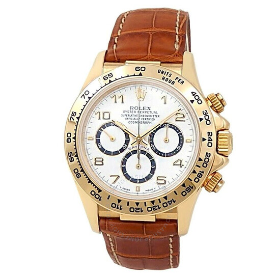 Pre-owned Rolex Daytona Chronograph Automatic White Dial Men’s Watch 16518 WAL