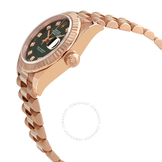 Rolex Lady-Datejust Automatic Diamond Green Dial Ladies Watch 279175GNDP
