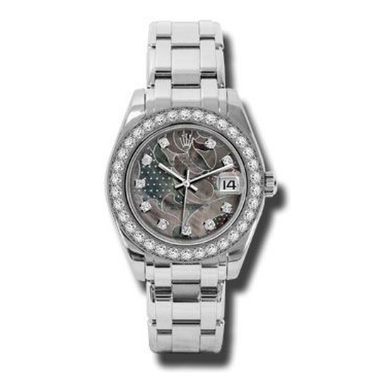 Rolex Lady-Datejust Pearlmaster Goldust Dream Diamond Dial 18K White Gold Automatic Ladies Watch 81299GDDMDPM