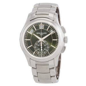 PATEK PHILIPPE  Complications Chronograph Automatic Green Dial Men’s Watch