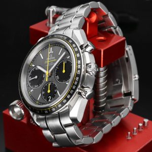 2017 Unpolished Omega 32630405006001 Speedmaster Racing Co-Axial Chronograph 40 mm Box+Cards+Booklet